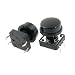 uxcell 10pcs Momentary Tact Tactile Push Button Switch 12x12x12mm 4 Pin w Cap