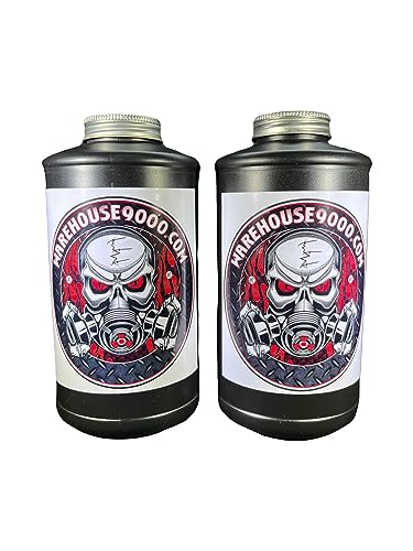 2 Black Quart Undercoating Bottles, ONLY FITS QUART GUNS