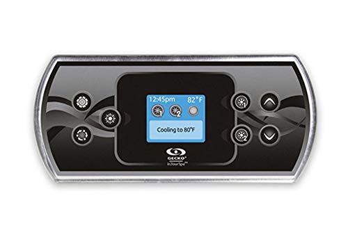 Gecko IN.K500 Hot Tub Topside Spa Control Panel with Overlay - 7 Button