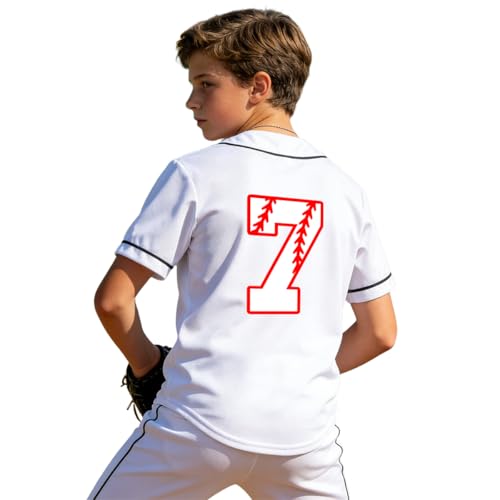 Image of Yuji Itadori Kids Baseball Birthday Shirt 7th 8th 9th 10th Year Old Toddler Boys Girls Shirts Birthday Clothes
