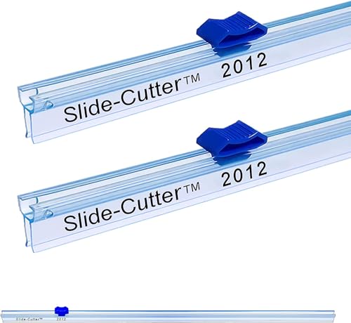 2012 Slide-Cutter Replacement 2 Pack for 12” Plastic Food wrap - fits Most Commercial Kitchen Boxes