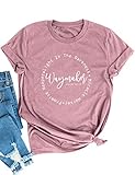 SLEITY Waymaker Light in The Darkness Top Short Sleeve Christian Shirt for Women Graphic Tees Sweatshirts