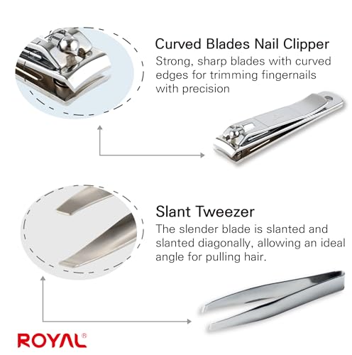 Image of ROYAL Battery Powered Nose Hair Trimmer For Men Manual Made In Korea