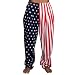Costume Agent USA American Flag Lounge Pants Pajamas (X-Large)