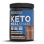Keto Science Keto Shake Powder – Chocolate Meal Replacement with MCT Oil, Collagen, Protein – Keto Diet Supplement for Weight Loss – 14 Servings