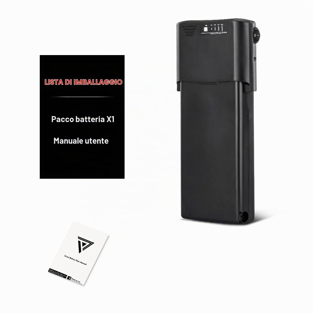 SEASON Ebike Batteria di ricambio 36V 10.4Ah / 14Ah agli Ioni di Litio Batteria per bici elettrica MIFA Zündapp, sistema di trasmissione Ansmann