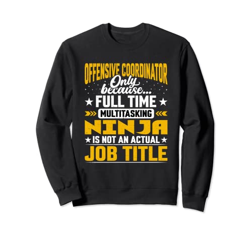 Offensive Coordinator Job Title Offensive Manager Executive Sudadera
