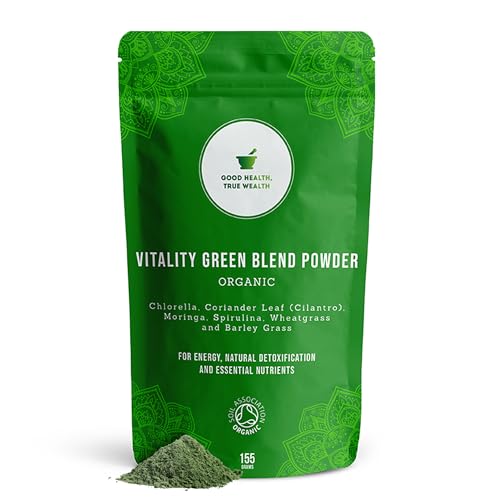 Organic Super Greens Powder | Ultimate Green Blend of 6 Super Gre...