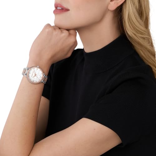 Image of Michael Kors Pyper Women's Watch, Stainless Steel Watch for Women with Steel, Leather, or Silicone Band