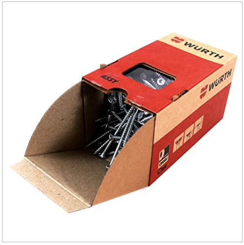 Preisvergleich Produktbild Würth Assy 3.0 Spanplattenschraube 4,5x70mm, 200St / Pack Stahl verzinkt, blau passiviert, Teilgewinde, Senkfrästaschenkopf - AW 20