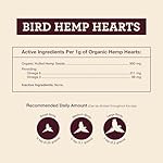 Hemp Well Organic Hemp Hearts for Birds - Reduces Feather Plucking, Promotes Relaxation, Immune Support, Organic, USA Grown, GMO Free – 8 Ounces - Image 3