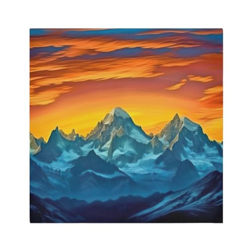 Servilletas de Tela Sunset Mountain, Set de 6, 50.5x50.5 cm miniatura 1