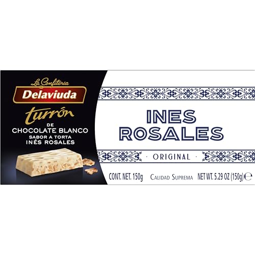 Delaviuda, Turrón Chocolate Blanco Inés Rosales,...