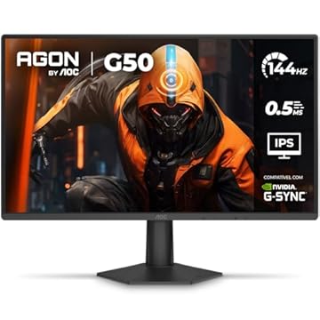 Monitor Gamer AOC AGON G50 24" 144Hz 0,5ms IPS HDR10 G-SYNC 24G50F