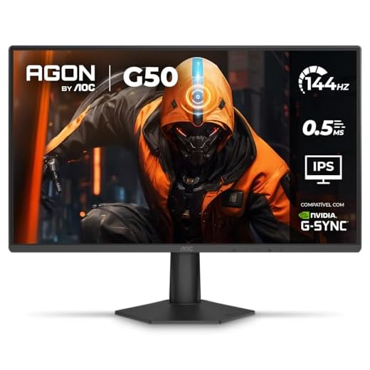 Monitor Gamer AOC AGON G50 24" 144Hz 0,5ms IPS HDR10 G-SYNC 24G50F