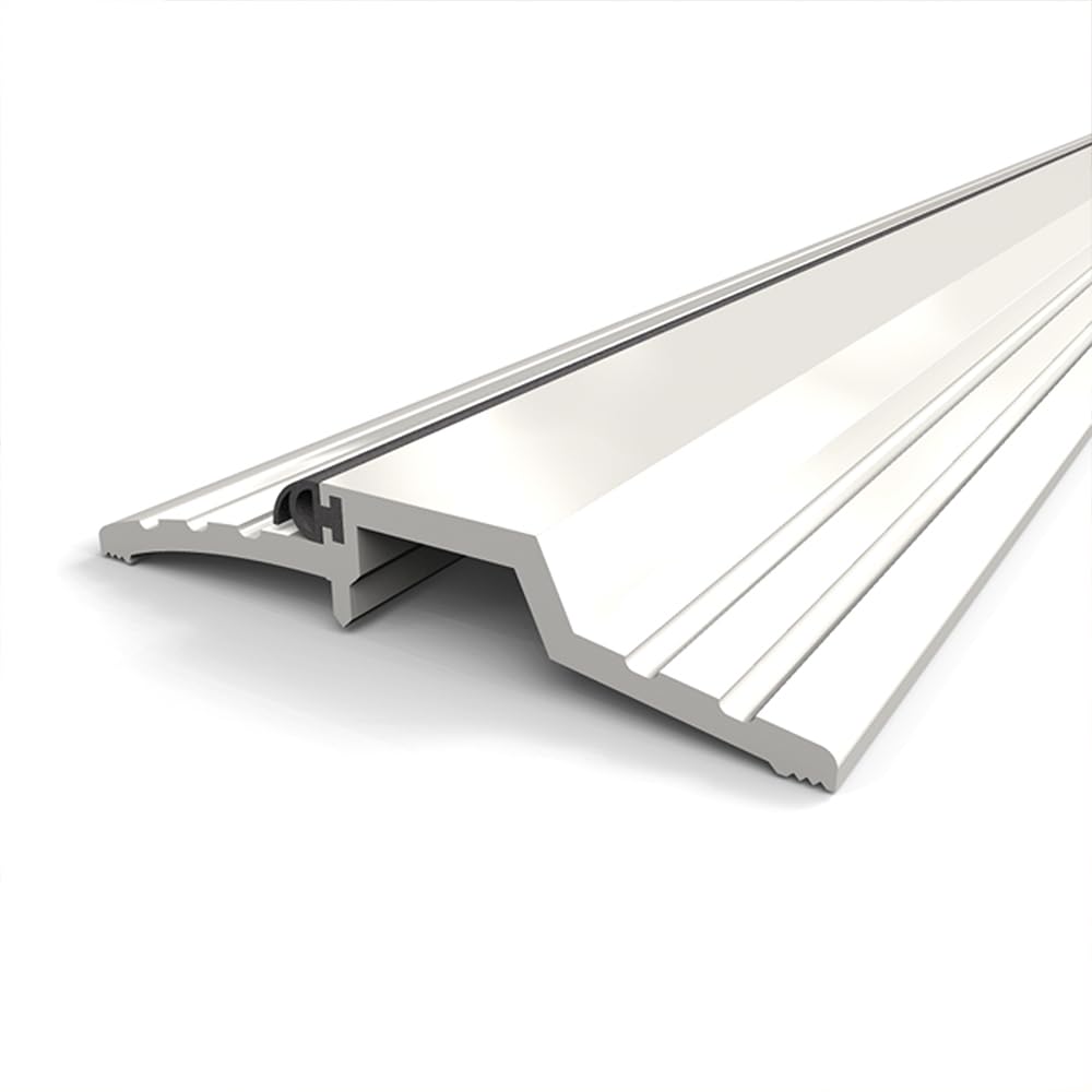 Door Threshold Seal - Soundproof Door Saddle with Bumper Neoprene Rubber Gasket 1/2