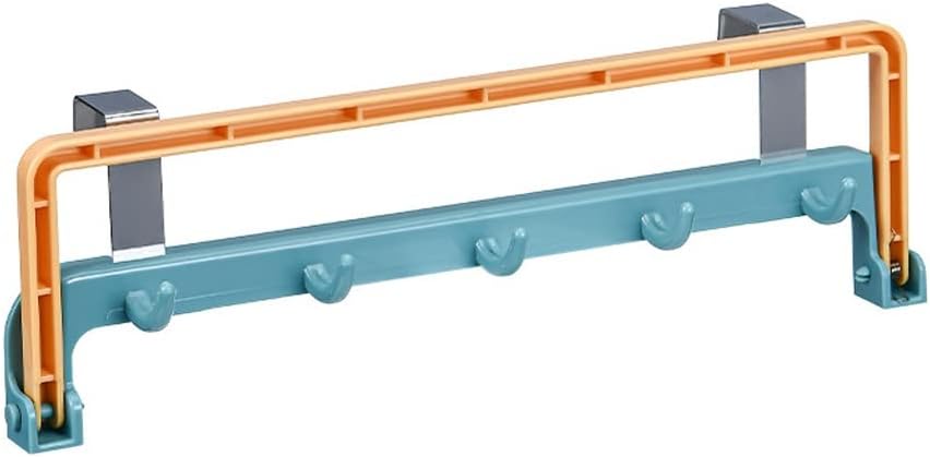 Kitchen Door Back Hook Cabinet Hanger Punch-free Wall Hanging Storage Rack Rag Towel