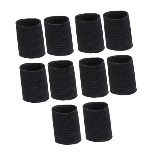 HOODANCOS 10Pcs Elastic Nylon Finger Protective Covers for Sports Durable Fingerstalls for Basketball and Volleyball Breathable and Comfortable Finger Guards for All