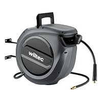 Avvolgitubo Aria Compressa 9 Metri - PRDATR092 Con Raccordo 1/4'', Avvolgimento Automatico - Foto 4