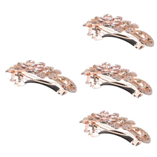 Barrette fleur haut de gamme pince cheveux épais décoration raffinée pour coiffure de mariée