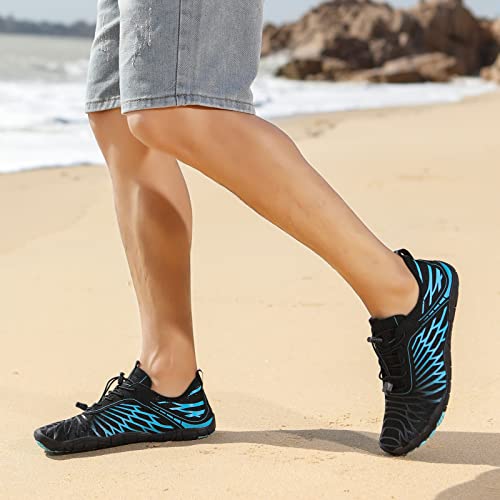 Image of EWUHA Barefoot Shoes Womens Mens Footwear for Walking Hiking with Wide Toe Box,Healthy & Non-Slip,Breathable Barefoot Vitality Water Shoes for Beach Pool Swim Outdoor (Unisex)