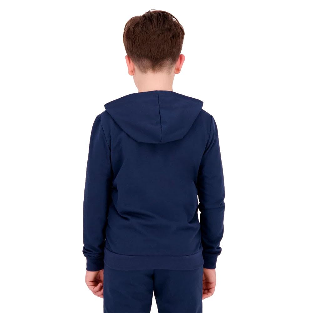 Le Coq Sportif 2520445 LE COQ SPORTIF ESS FZ Hoody N°1 Niño ESSENCIALES - Sudadera con cremallera y capucha de algodón poliéster - Corte clásico - Suave cómodo - Azul claro - Talla 10 años Unisex niños (Pack de 1)