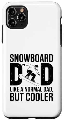 �X�m�[�{�[�h Dad Like A Normal Dad But Cooler �X�}�z�P�[�X iPhone 11 Pro Max �p