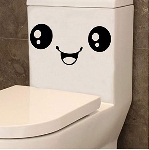 Pegatinas de baño smiley animan tu aseo con vinilos decorativos alegres 2