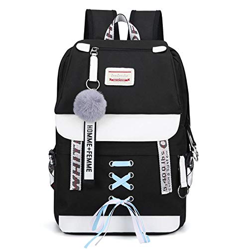 Mochila escolar de carga USB con puerto integrado para estudiantes