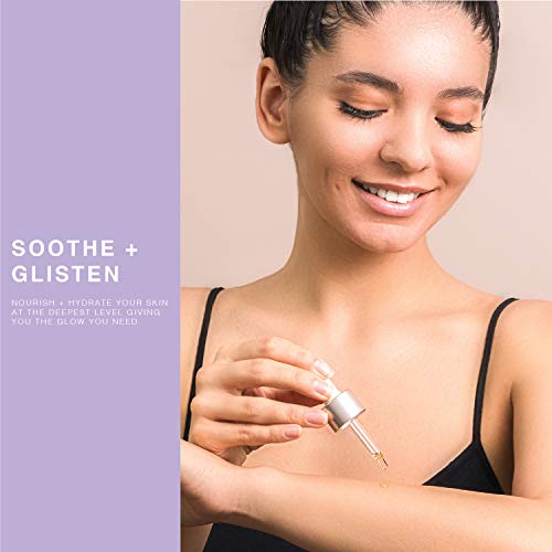 Lavender Multi-Use Oil For Face, Body And Hair - Organic Blend Of Apricot, Vitamin E, Fractionated Coconut And Sweet Almond Oil Moisturizer For Dry Skin, Scalp And Nails - 4 Fl Oz #TOP2