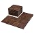 Interlocking Deck Tiles 12"x12"x0.94'' FSC Acacia Hardwood Dark Brown Patio Decor Flooring Tiles for Outdoor & Indoor Floor Tile - Wood Flooring Carpet Squares.FresGard Brand 10PCS/Pack