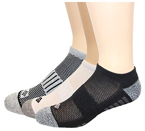 Columbia Women's Cropped Crew Pique Footbed Socks, 6-Pairs