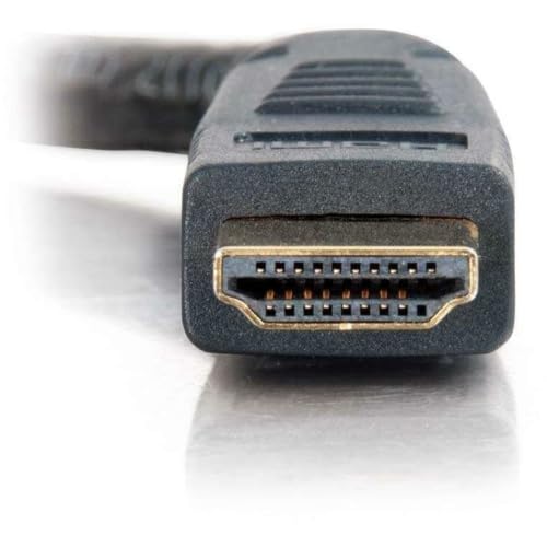 Cable HDMI de 15,2 m C2G Pro Series Plenum negro para conexiones estables y sin interferencias 2