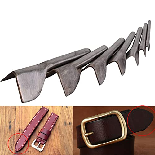 Baitaihem 7 Pcs V Shape Leather Craft Half-Round Cutter Punch Strap Belt Wallet Bag With 7 Size (10Mm,15Mm,20Mm,25Mm,30Mm,35Mm,40Mm) #TOP1