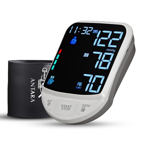 Image of AGEasy (Max Group) Fully Automatic Digital Blood Pressure Monitoring Device with Voice Assistant | BP Apparatus for Home | Portable Digital BP Check Machine for Hypertension & Managing Heart Health | Arm Circumference (22-42cm)