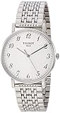 Wasserdichtigkeit: 3 bar Tissot Herren Analog Quarz Everytime Medium Armbanduhr mit Edelstahl Armband T1094101103200