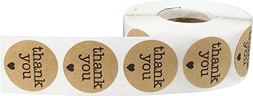 Natural-Kraft-Thank-You-Stickers-with-Hearts-Appreciation-Labels-1-Inch-500-Adhesive-Stickers