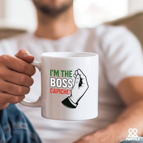 Taza de cerámica blanca de 11 onzas miniatura 6