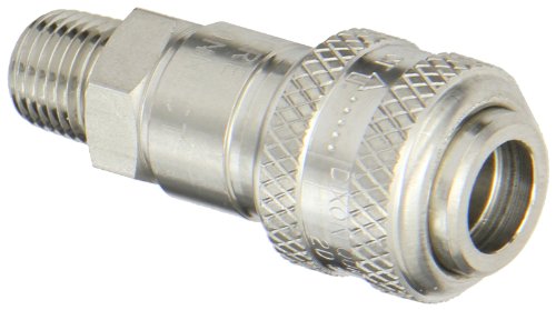 Dixon Valve 2DM2-S Stainless Steel 303 Automatic Industrial Interchange Pneumatic Fitting, Socket, 1/4