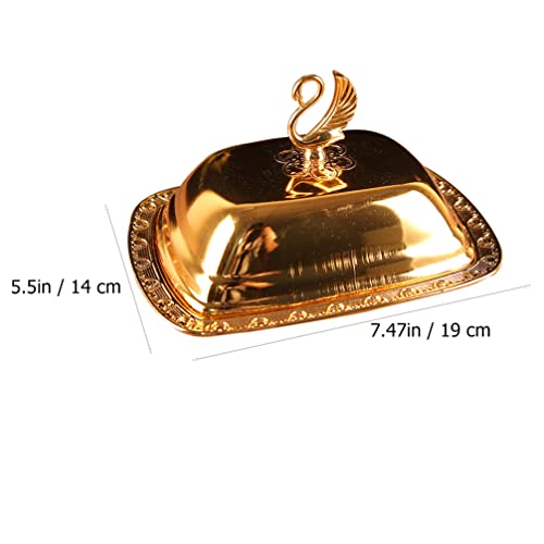 Yardwe Prato De Lanche Prato De Aperitivo Doce De Festa Recipientes De Bolo Com Tampas Travessas De