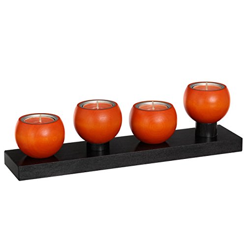 Bougeoir de table sécurisé de 32 cm contre les chutes de bougies sur la nappe