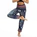 Nuofengkudu Mujer Pantalones Harem Tailandes Hippies Vintage Boho Flores Verano Alta Cintura...