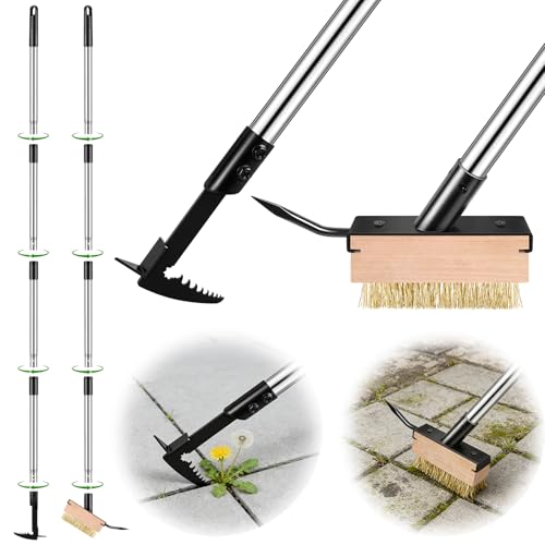 MUDEREK Crack Weeder Tool Set - Upgraded & Lengthened Manual