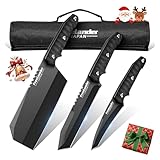 Freelander 3PCS Butcher Knife Set for Meat...