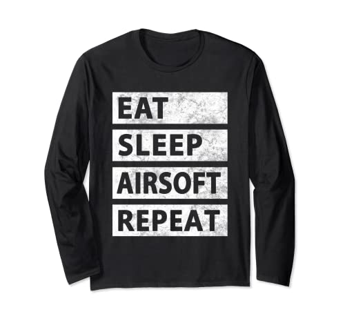Divertido Airsoft Comer sueño Airsoft Manga Larga