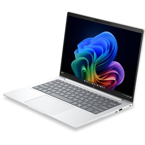 Image of HP EliteBook 8 G2i 14 inch Copilot+ PC Notebook - WUXGA - Intel Core Ultra 7 Series 3 355-32 GB - 512 GB SSD - English Keyboard - Glacier Silver Aluminum - Intel Chip - 1920 x 1200 - Windows 11 Pro - -