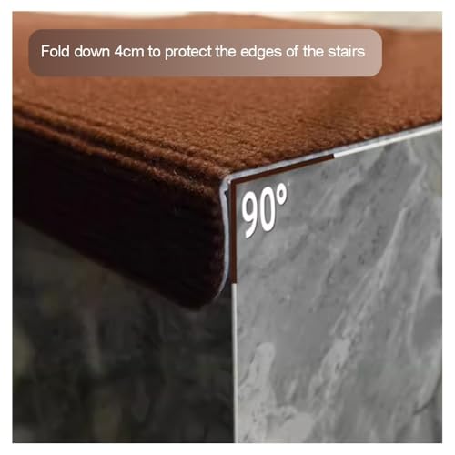 Peldaños antideslizantes lavables para escaleras de madera de interior 6
