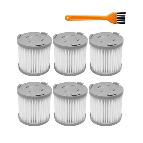�O���[ Hepa �t�B���^�[�BCompatible For JIMMY JV51 JV53 JV83 CJ53 C53T�B�n���h�w���h �R�[�h���X�|���@�L�b�g Hepa �t�B���^�[ �X�y�A�p�[�c(6PCS)