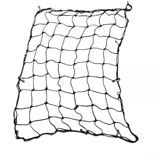 Image of Heavy Duty Luggage Net 180 x 120 cm with Metal Hooks, Stretchable up to 360 x 240 cm, for Cars, Trucks, Caravans and Boats, Robust Nylon Tension Grille for Securing Loads in the Boot or on (4 mm)
