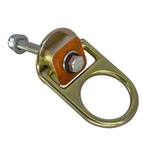 Malta Dynamics 5K Swivel Anchor for Use on Steel Substrates| Reusable Anchor and Replacement Bolt | Full 360 Degree Swivel | OSHA and ANSI Compliant